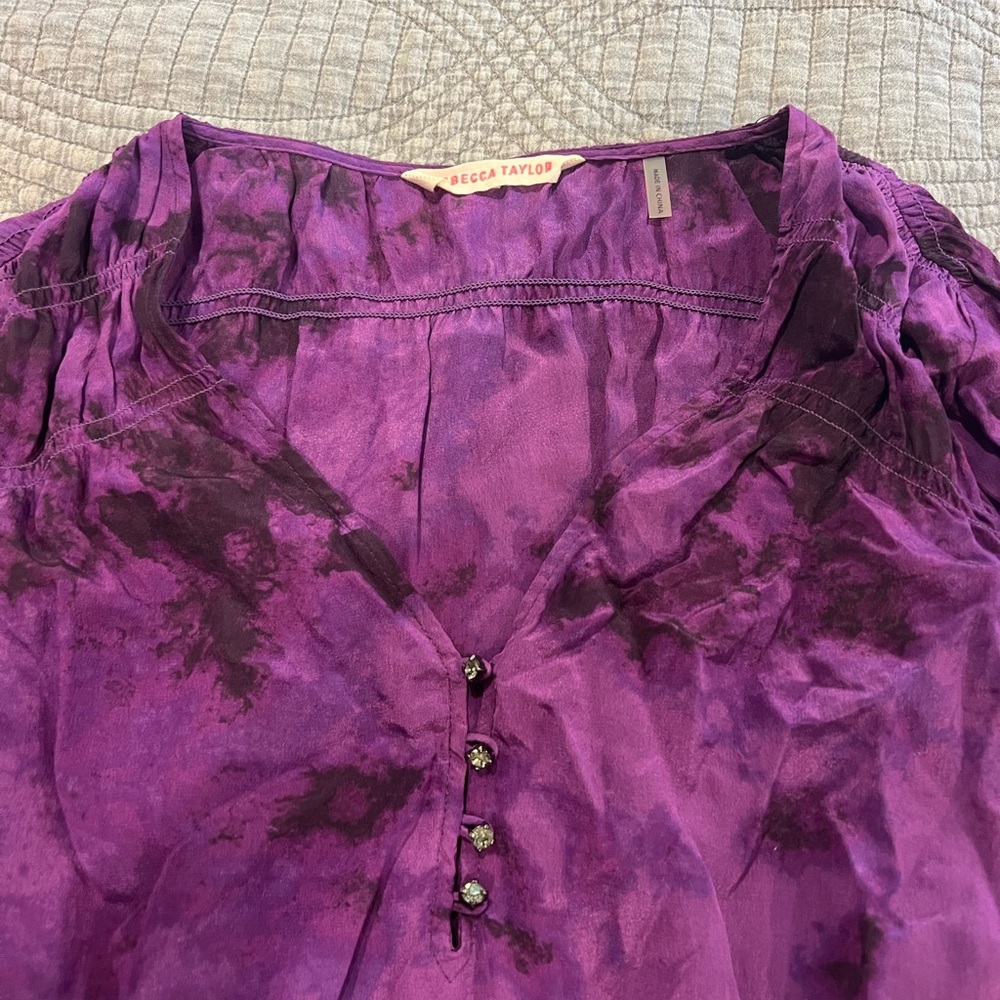 Rebecca Taylor silk blouse size 4